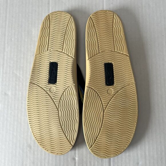 Scott Hawaii Mens 13 Hokulea Flip Flop Black Mahi Fish Rubber Boating Sandals - Picture 4 of 10